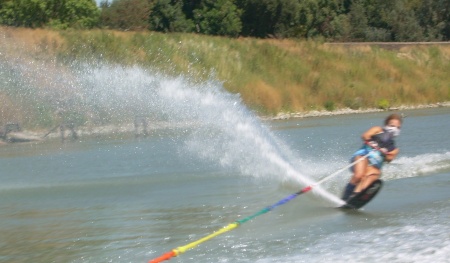 Tearin' it up on the Sacramento River