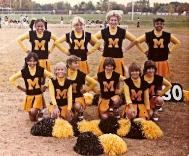 McKinley Cheerleading Squad 1980