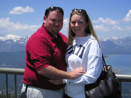 Chris and Julie in Lake Tahoe