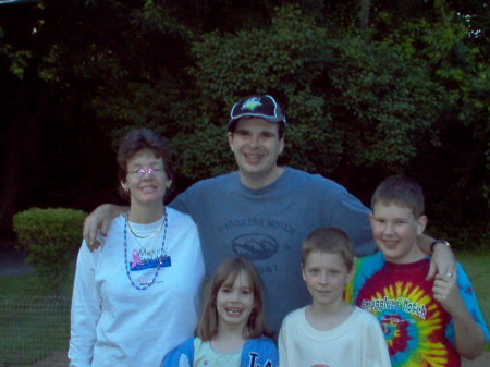 Cloutier family and son's friend 2004