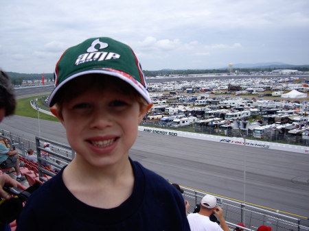 Collin's first NASCAR Race!