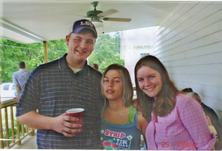 Derick,Lane (girlfriend)& Britny (My Grand)