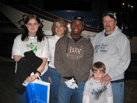 My family & James "Bubba" Stewart, AMA & 2007 Supercross World Champ