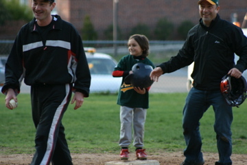 Tanner at 2nd base