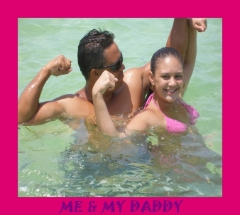 Paulie and Arielle at Boca Grande being silly!!!