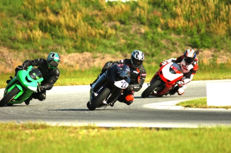 Jeff racing in Jennings (black bike)