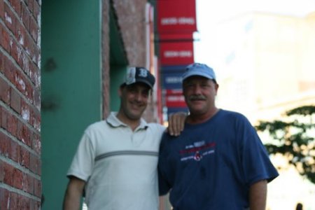 Mike and Brother Tom Fenway 2007