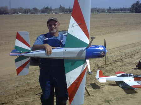 Keith and the bottom of his newest plane