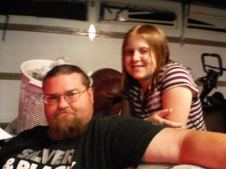 My Hubby and daughter 2008