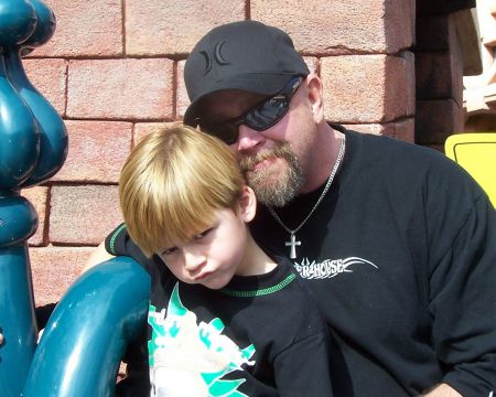 Dad & Cody at  Disneyland