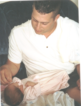 Marc with Alexa when she was a baby