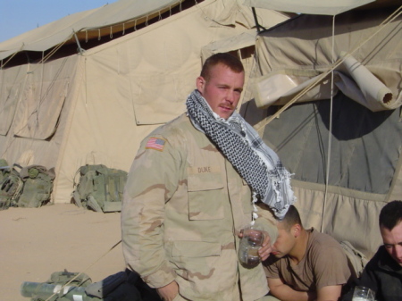 Me in Najaf, Iraq  F.O.B. Duke