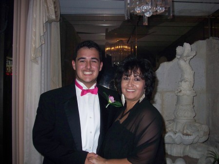 Me and my one and only handsome son Joey attending a formal event in May 2007.