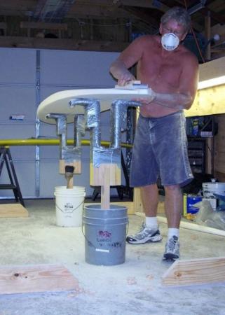 shaping surf boards