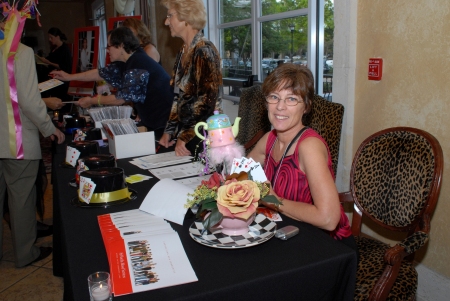 Working at the Mad Hatter's Ball in Tampa.
