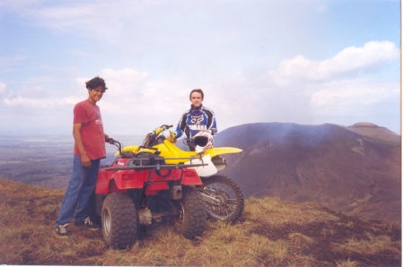 Volcano near the city of Masaya, Nicaragua in 2000