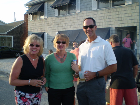 My sisters, Franki & Paige, with John