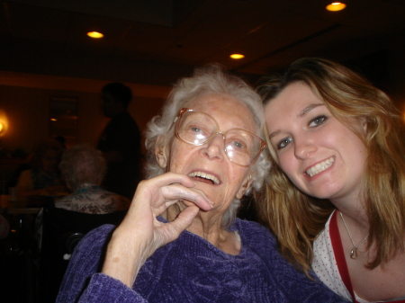 My 89 year old Mom, and my beautiful daughter Brianna