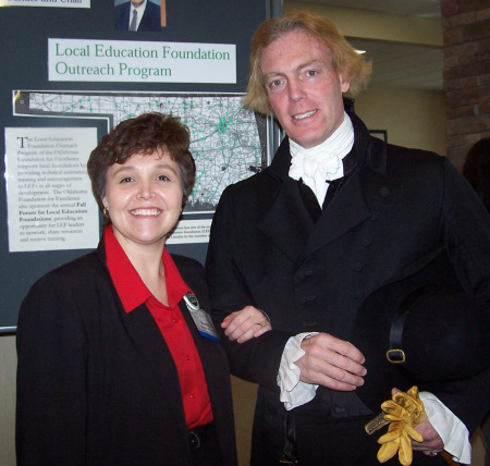 Me and "Thomas Jefferson".