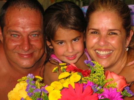 Birthday Girl with the Parents 8-2007