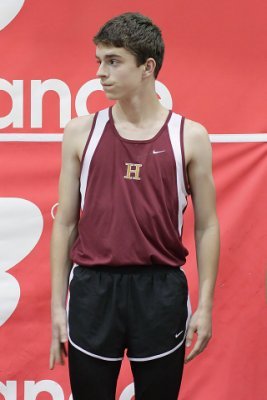 My son, Colin, 4x4 relay competition, 2008