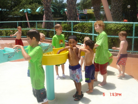 Ajani J. Carter at Sea World in San Antonio