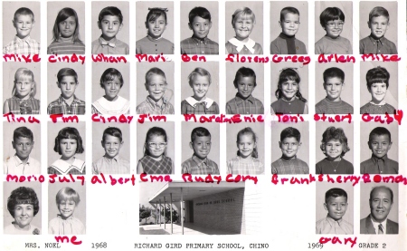 Richard Gird Primary Class Picture 68-69