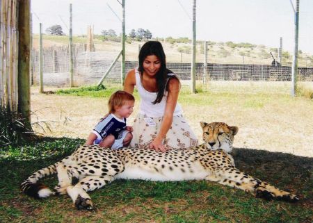 Me & Wyland w/Cheetah in South Africa
