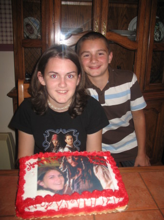 Rachel & Jordan on her 14th birthday in 2006.