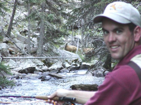 Fishing with the Deer in the Bighorns