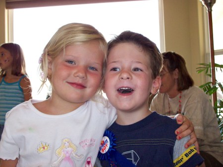 Our son Parker (4yrs) & his best friend Ashley (2006)