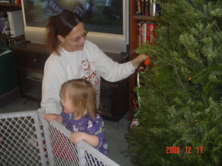 Christmas 2006 with Granddaughter