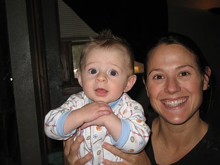 My sister, Heather, and her baby boy, J.D. October 2007