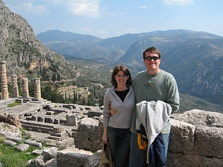 Joe & Khristina in Greece (March 2007)