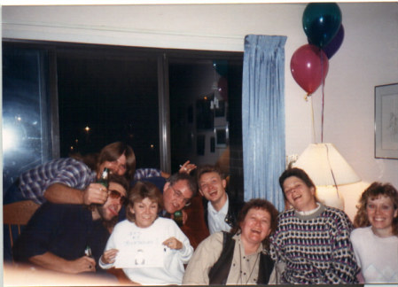 Joyce & me at party in A2 circa 1987