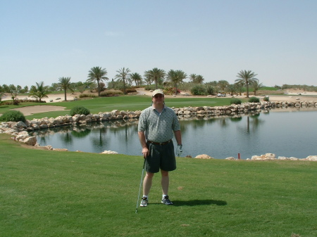 Golfing in Dubai