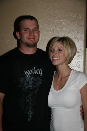 Christopher and his girlfriend Jenn