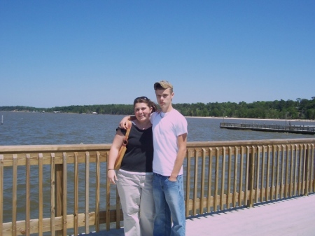 Marlayna and Phil at  Fairhope Pier