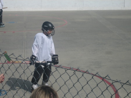 My son the hockey player