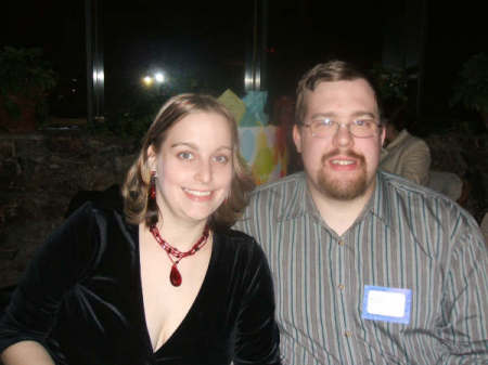 Mike and I at his company Christmas dinner in 2006