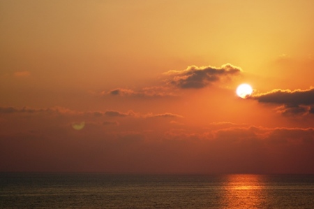 Sunset in the Mediterranian