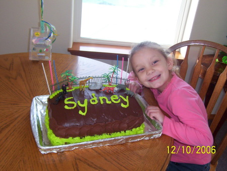 Sydney, JimBob's youngest 6 yrs.