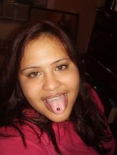 Look at my tongue ring~!!!!