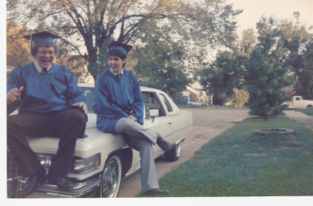 Me &ChrisL graduation 1985