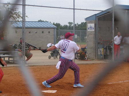 Tim playing ball