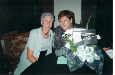 With Sandy Thatcher at the 2001 Reunion!