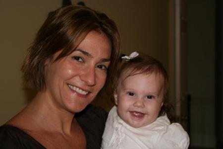 mommy with smiling little lauren