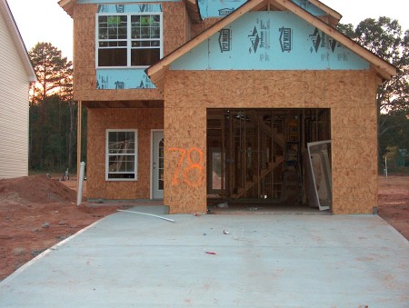 My house been built in Oct 06