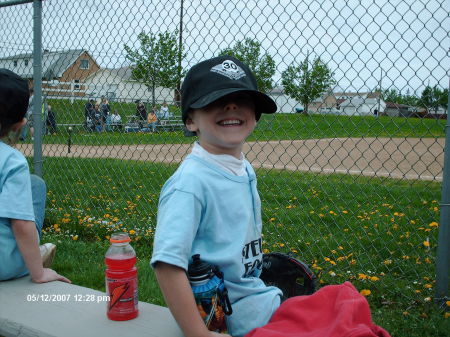 Joey's first t-ball game!
