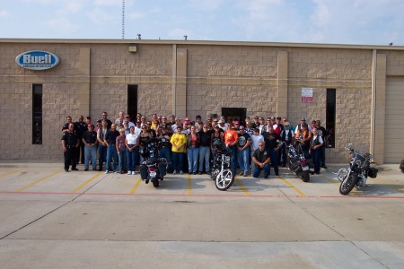 Some of the group before a ride in Austin, TX